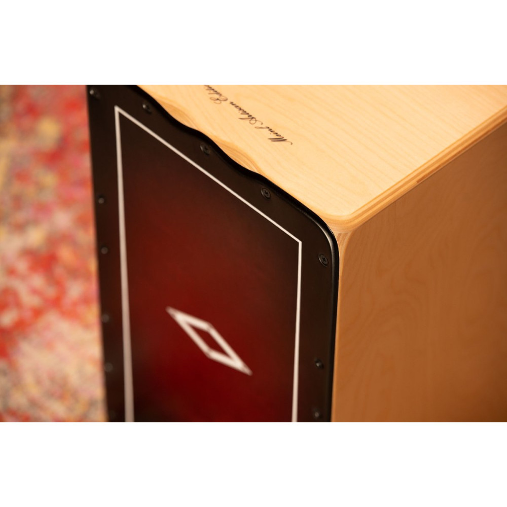 Meinl Percussion AETLRF Artisan Edition Series String Cajon Tango Line - Red Fade