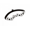 Meinl Percussion BBTA2-BK Backbeat Tambourine 13