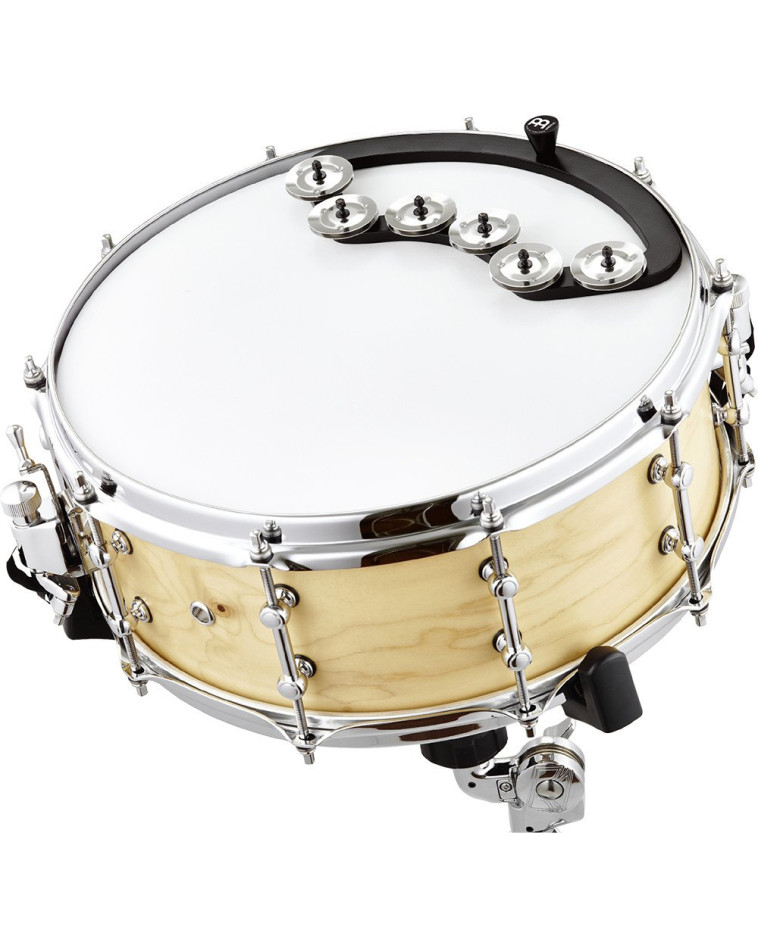 Meinl Percussion BBTA2-BK Backbeat Tambourine 13
