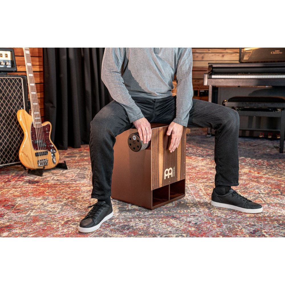 Meinl Percussion CCAB Cajon Turbo Cabasa - Traditional Size