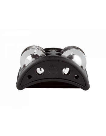 Meinl Percussion CFJS2S-BK Compact Foot Tambourine