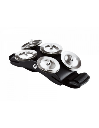 Meinl Percussion CFT5-BK Cajon Foot Tambourine