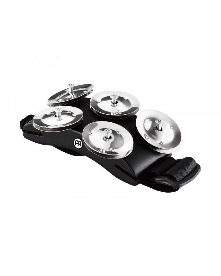 Meinl Percussion CFT5-BK Cajon Foot Tambourine