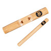 Meinl Percussion CL3HW Wood Claves African - Hollowed Out Hardwood