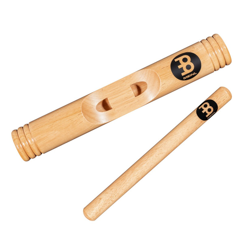 Meinl Percussion CL3HW Wood Claves African - Hollowed Out Hardwood