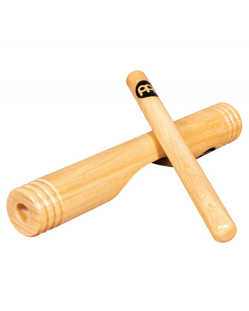 Meinl Percussion CL3HW Wood Claves African - Hollowed Out Hardwood