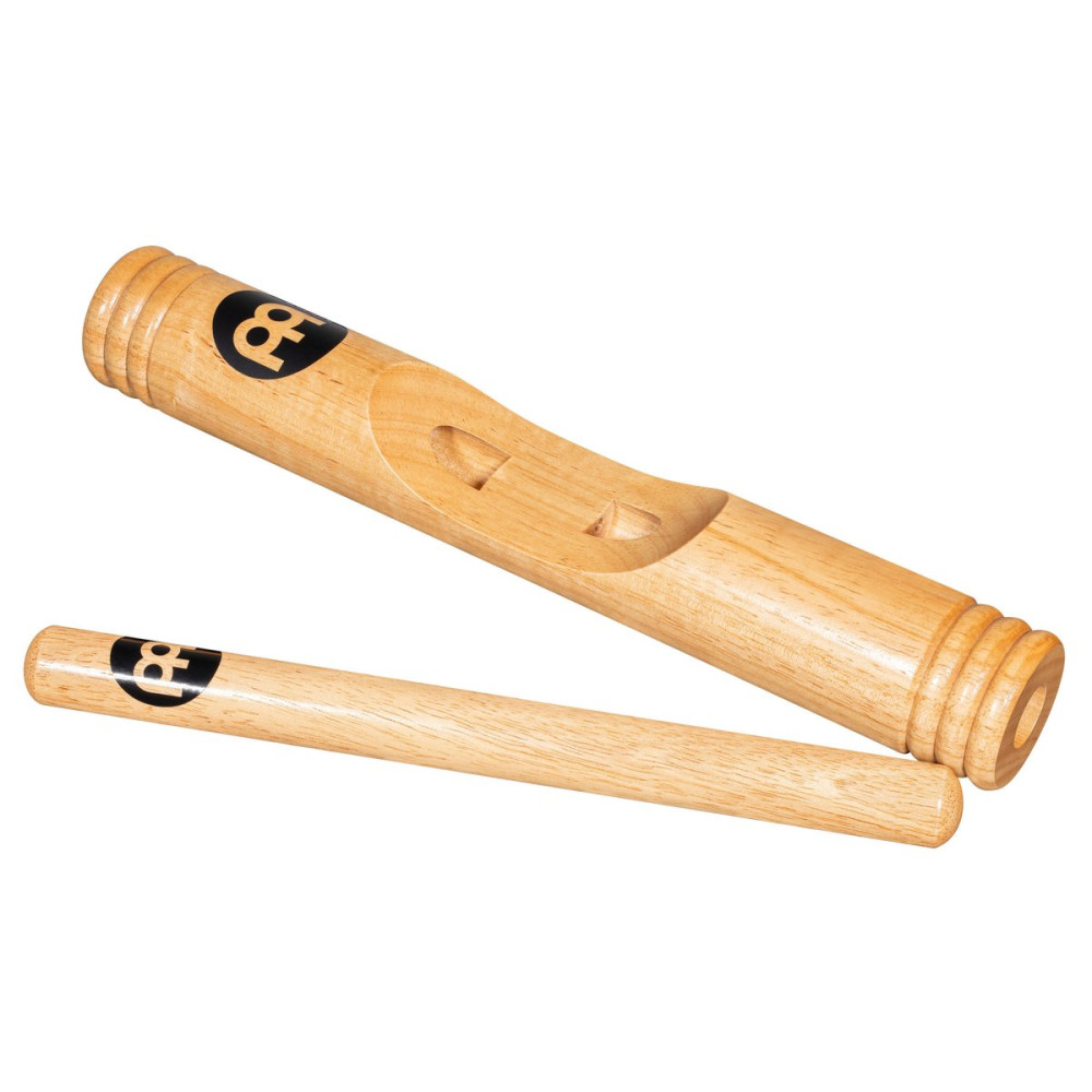Meinl Percussion CL3HW Wood Claves African - Hollowed Out Hardwood