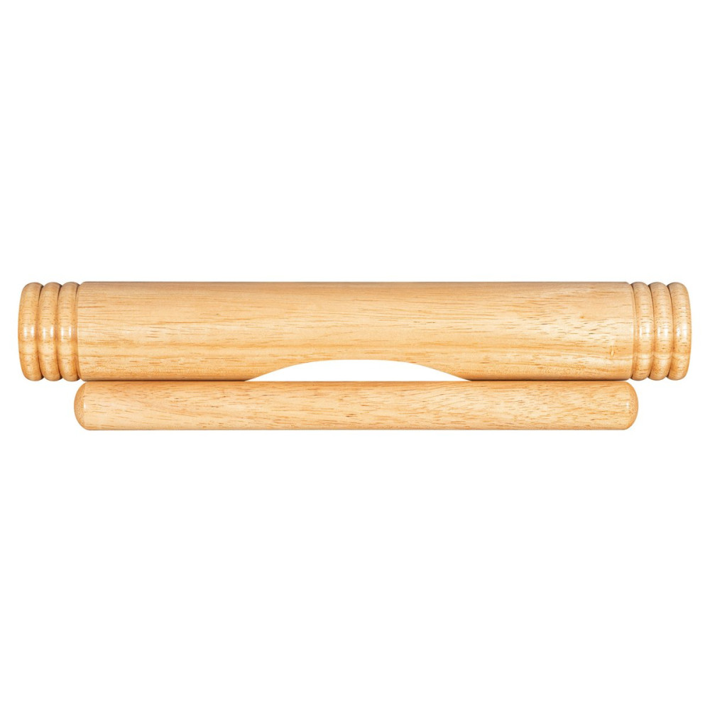 Meinl Percussion CL3HW Wood Claves African - Hollowed Out Hardwood