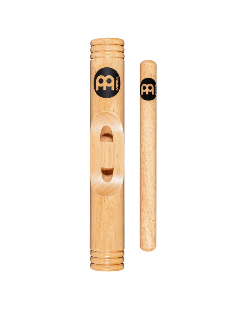 Meinl Percussion CL3HW Wood Claves African - Hollowed Out Hardwood