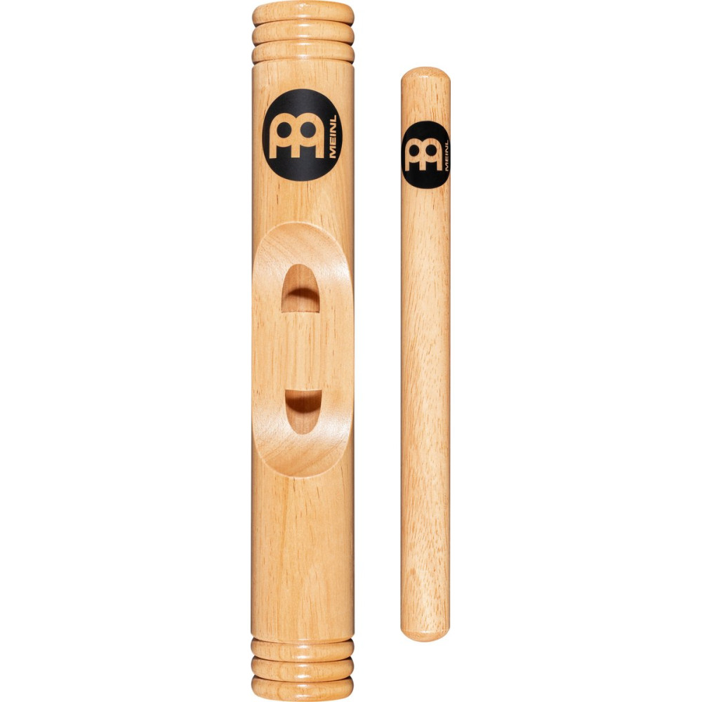 Meinl Percussion CL3HW Wood Claves African - Hollowed Out Hardwood