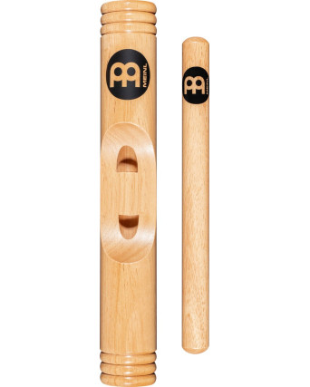 Meinl Percussion CL3HW Wood Claves African - Hollowed Out Hardwood