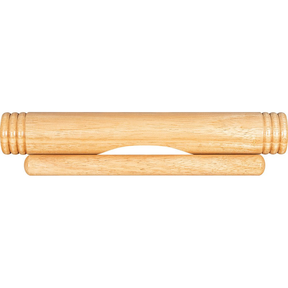 Meinl Percussion CL3HW Wood Claves African - Hollowed Out Hardwood