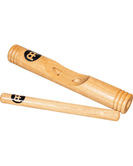Meinl Percussion CL3HW Wood Claves African - Hollowed Out Hardwood