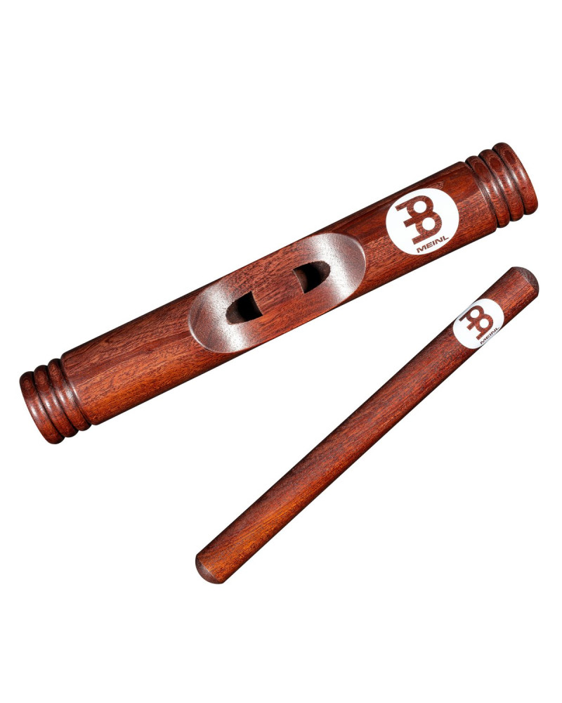 Meinl Percussion CL3RW Wood Claves African - Hollowed Out Select Hardwood