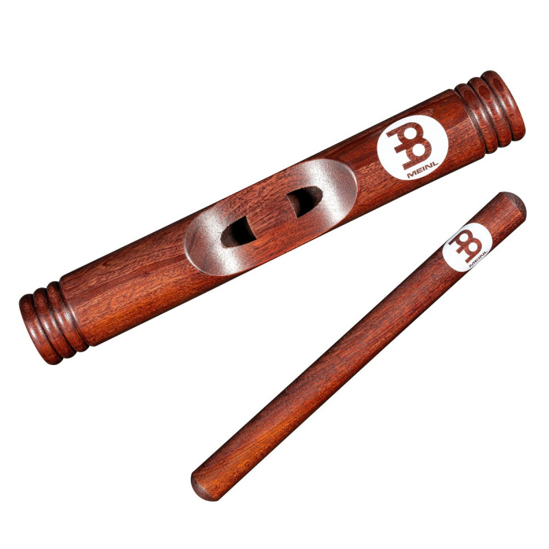 Meinl Percussion CL3RW Wood Claves African - Hollowed Out Select Hardwood