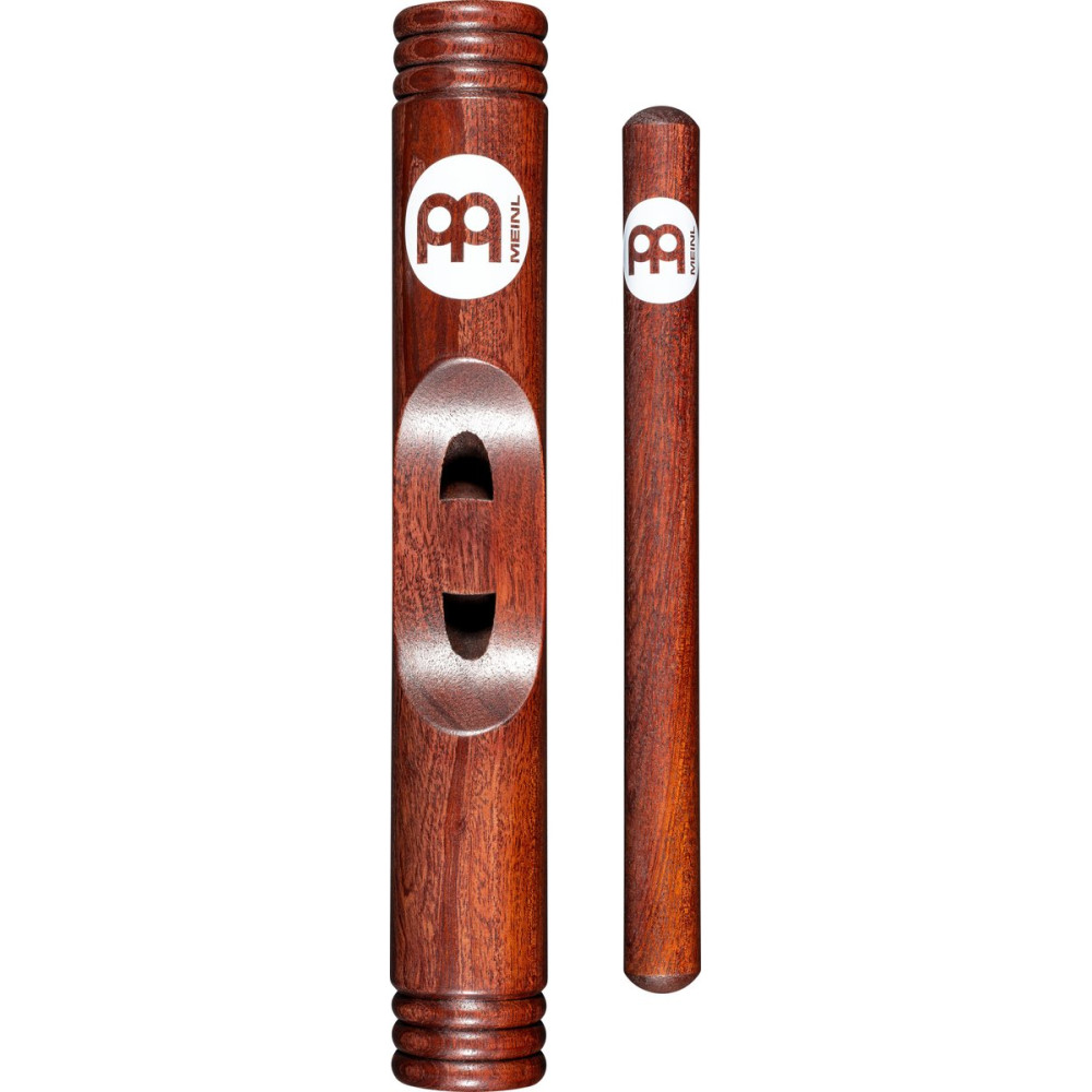 Meinl Percussion CL3RW Wood Claves African - Hollowed Out Select Hardwood