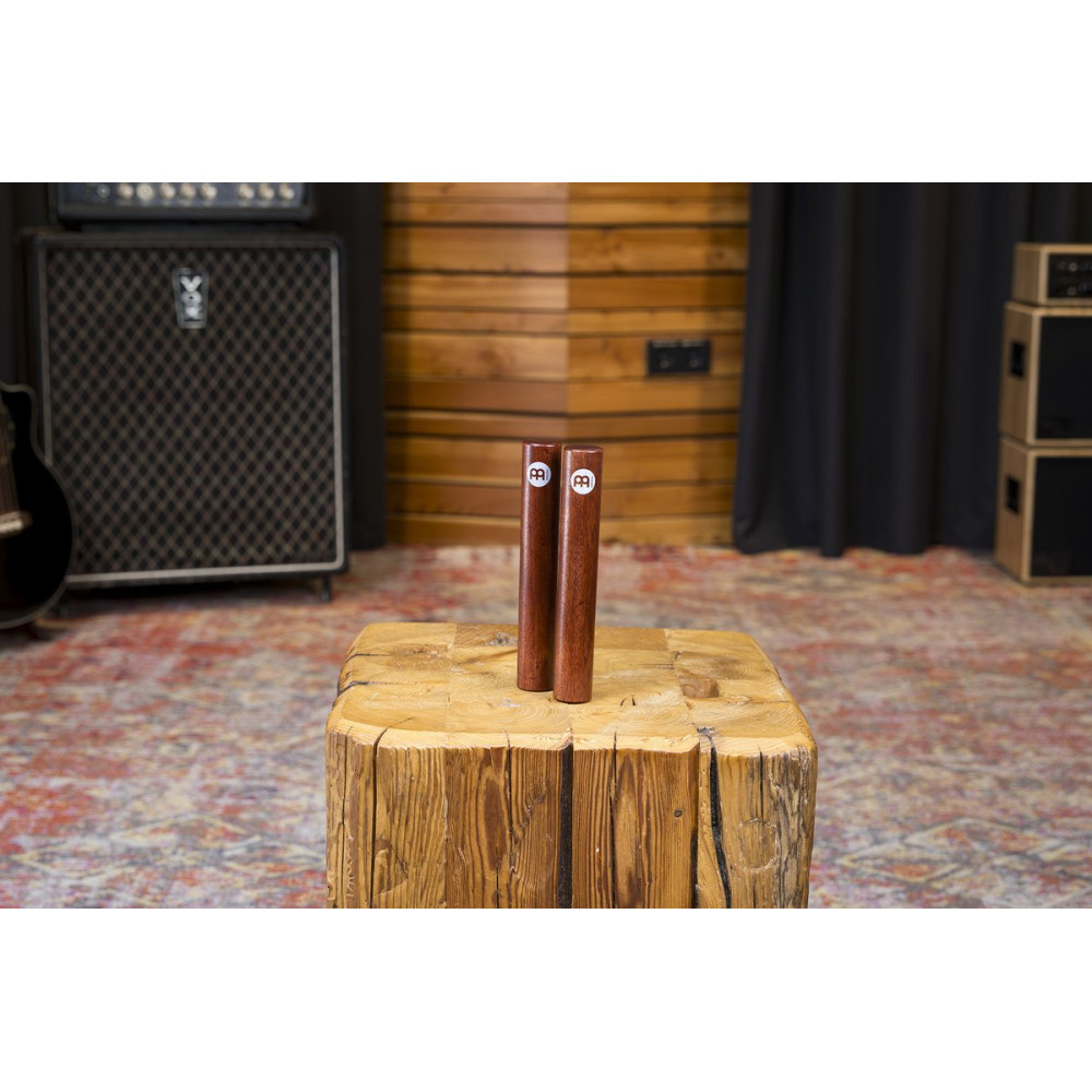 Meinl Percussion CL4IW Wood Claves - Indian Walnut