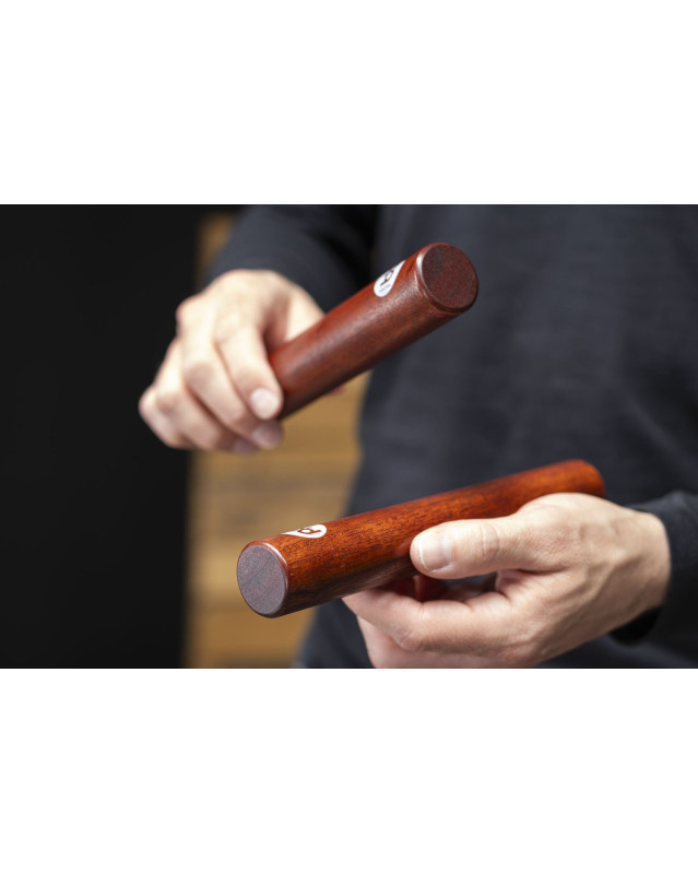 Meinl Percussion CL4IW Wood Claves - Indian Walnut