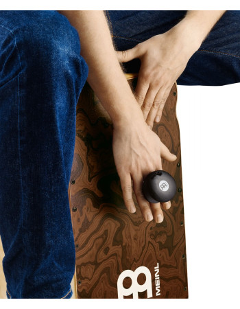 Meinl Percussion CRC1BK Cajon Ring Castanet - black large