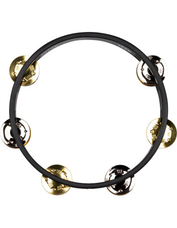Meinl Percussion CTA2M-BK Compact Wood Series Tambourine - 8