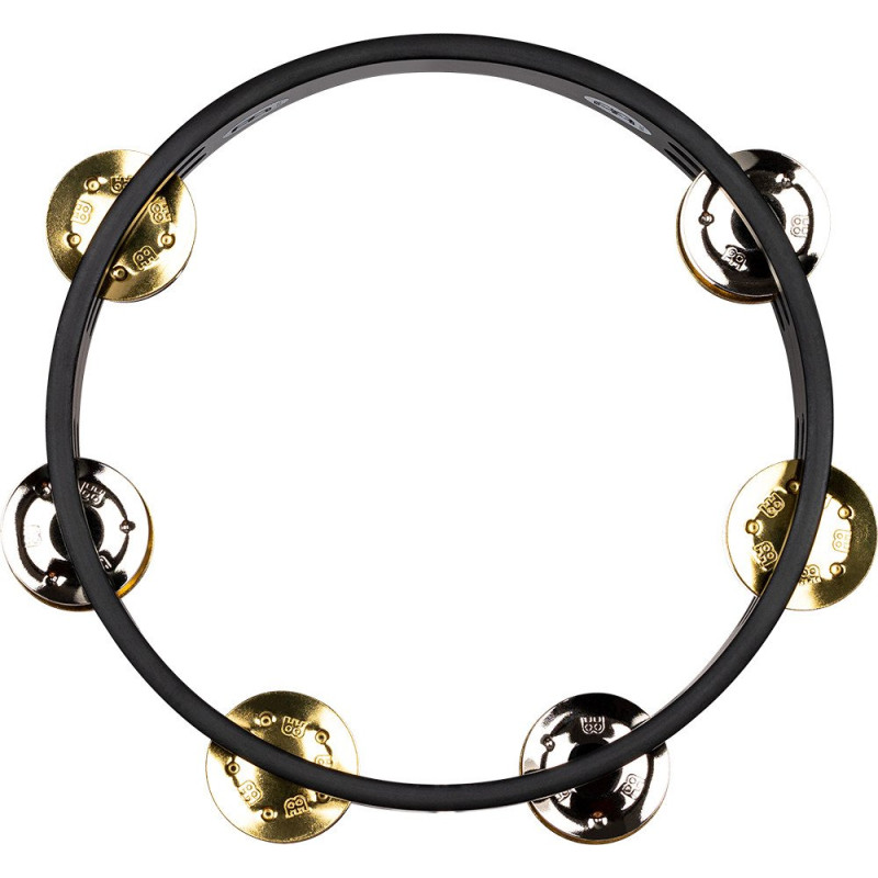 Meinl Percussion CTA2M-BK Compact Wood Series Tambourine - 8