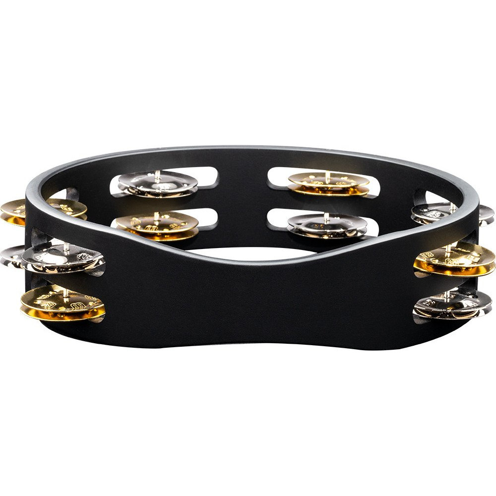Meinl Percussion CTA2M-BK Compact Wood Series Tambourine - 8