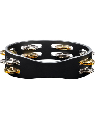 Meinl Percussion CTA2M-BK Compact Wood Series Tambourine - 8