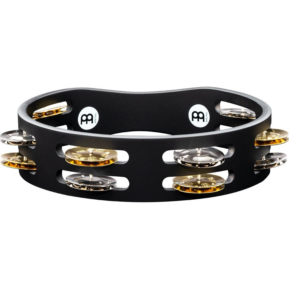 Meinl Percussion CTA2M-BK Compact Wood Series Tambourine - 8