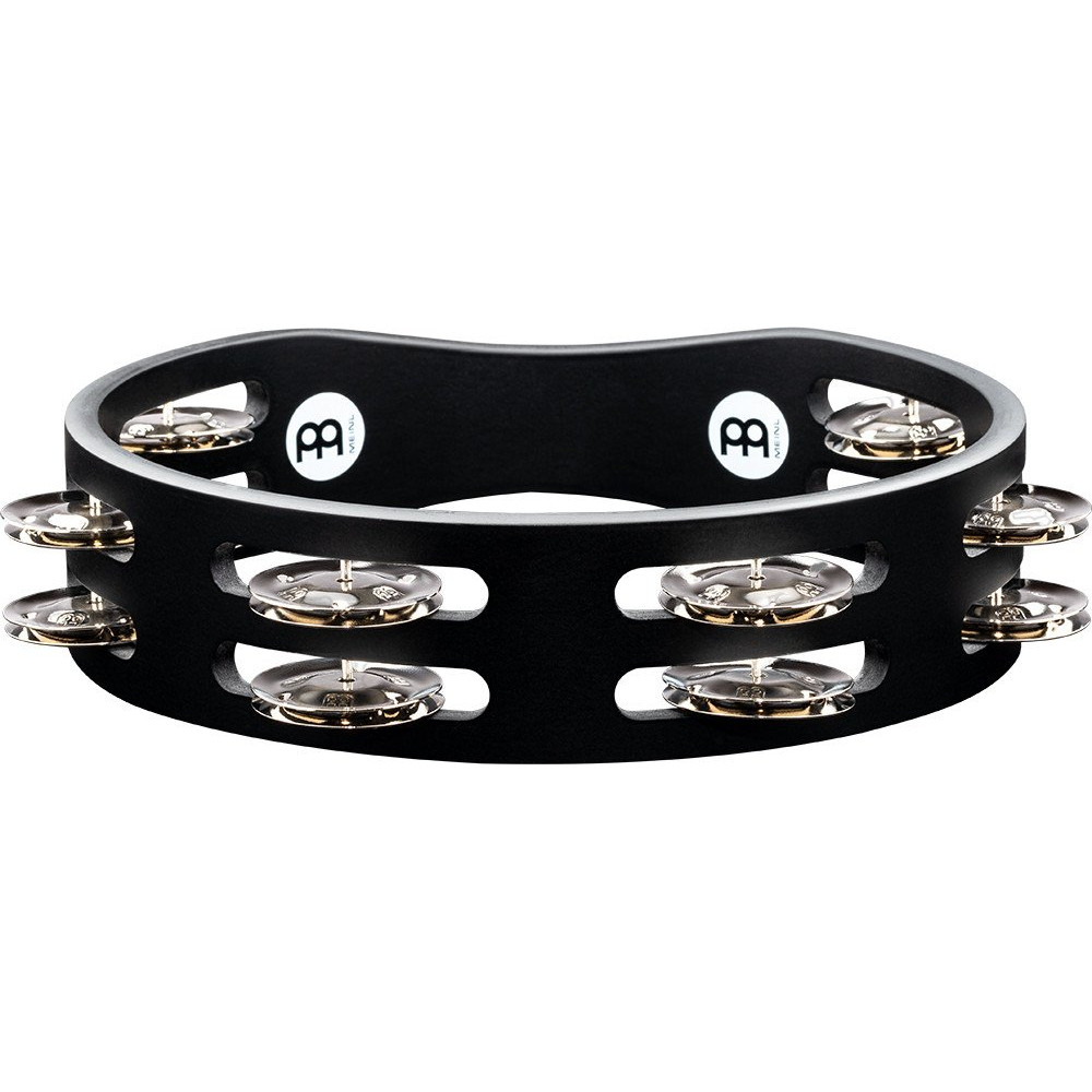 Meinl Percussion CTA2S-BK Compact Wood Series Tambourine - 8