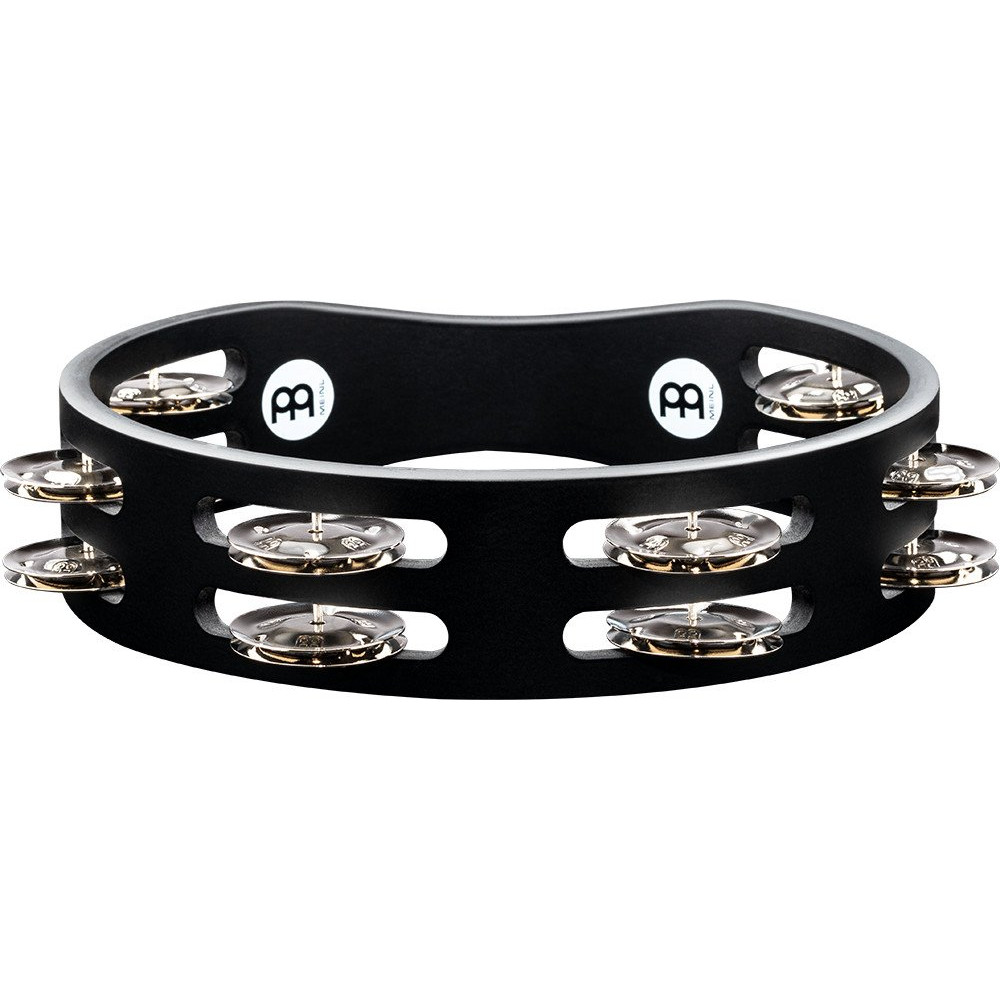 Meinl Percussion CTA2S-BK Compact Wood Series Tambourine - 8