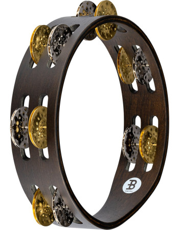 Meinl Percussion CTA2VM-WB Compact Wood Series Tambourine - 8