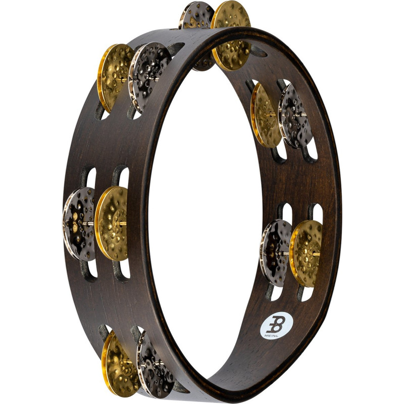 Meinl Percussion CTA2VM-WB Compact Wood Series Tambourine - 8