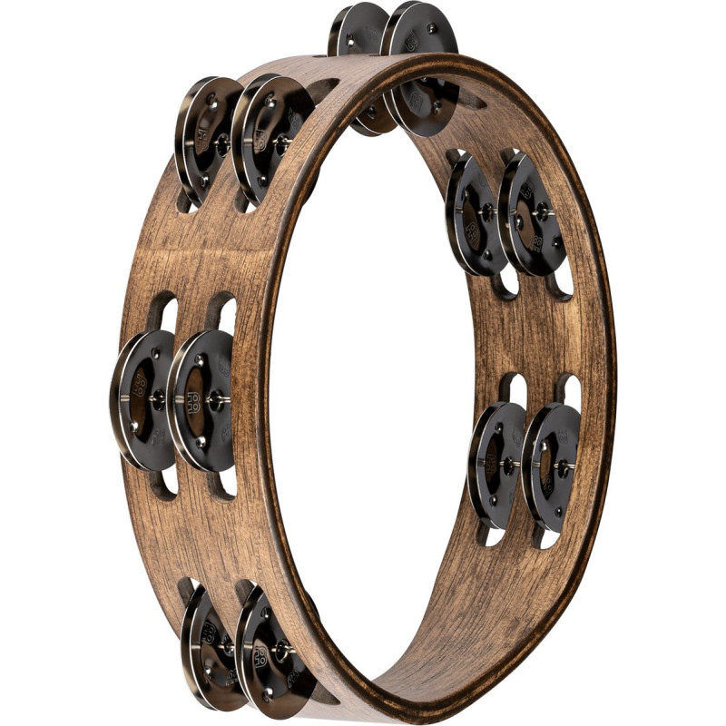 Meinl Percussion CTA2WB Compact Wood Series Tambourine - 8