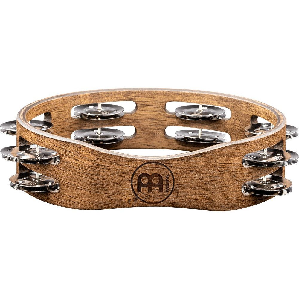 Meinl Percussion CTA2WB Compact Wood Series Tambourine - 8