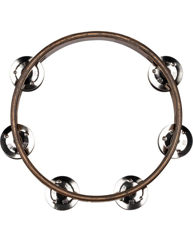 Meinl Percussion CTA2WB Compact Wood Series Tambourine - 8