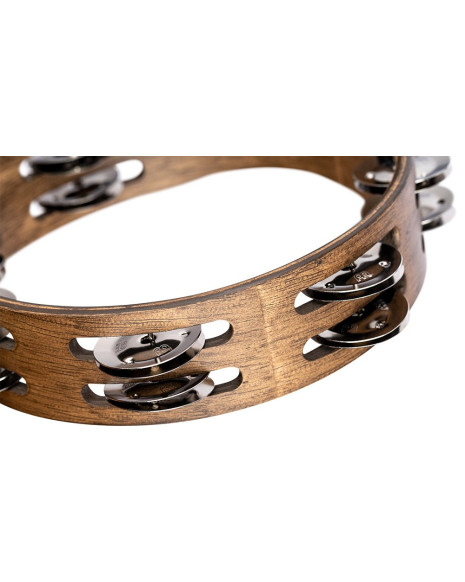 Meinl Percussion CTA2WB Compact Wood Series Tambourine - 8