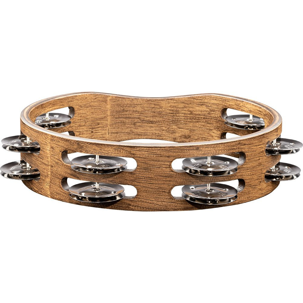 Meinl Percussion CTA2WB Compact Wood Series Tambourine - 8