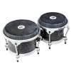 Meinl Percussion DG400MS Artist Series Bongo Diego Galé, REMO® Black Calfskin Skyndeep Heads  - 7