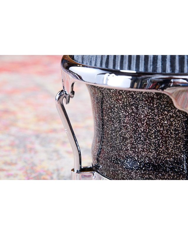 Meinl Percussion DG400MS Artist Series Bongo Diego Galé, REMO® Black Calfskin Skyndeep Heads  - 7