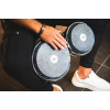 Meinl Percussion DG400MS Artist Series Bongo Diego Galé, REMO® Black Calfskin Skyndeep Heads  - 7