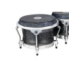 Meinl Percussion DG400MS Artist Series Bongo Diego Galé, REMO® Black Calfskin Skyndeep Heads  - 7