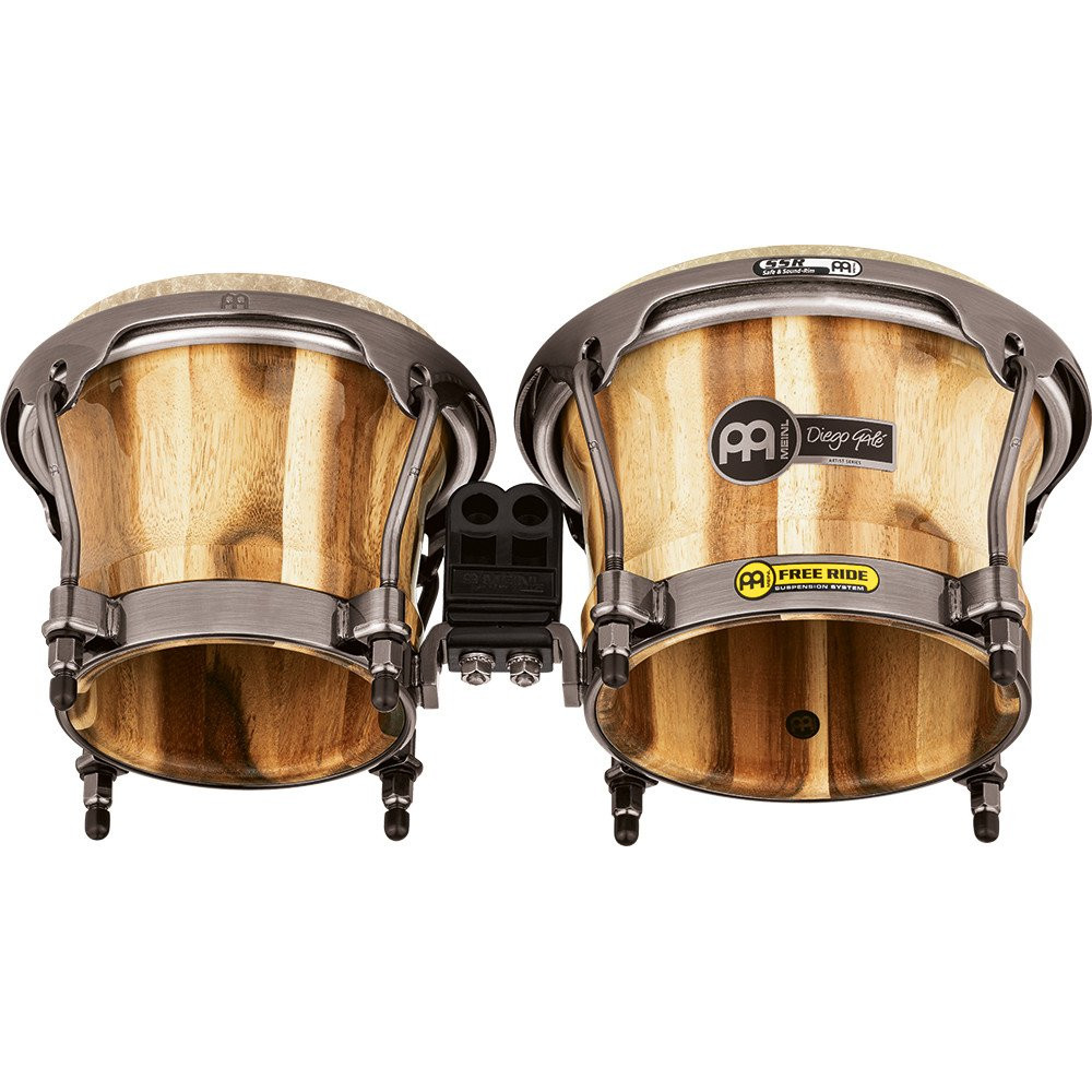 Meinl Percussion DGR400CW Artist Series Bongo Diego Galé, REMO® Fiberskyn® Heads - 7