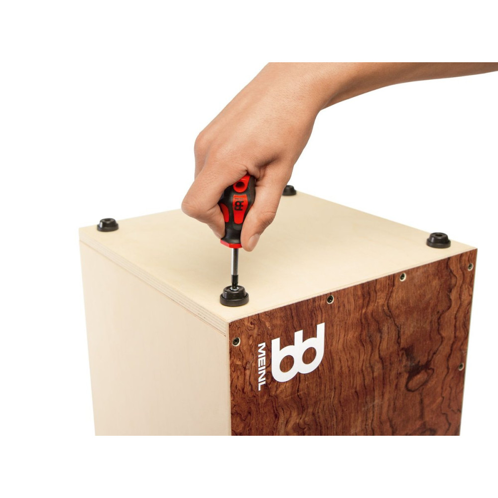 Meinl Percussion DMYO-CAJ-BU Deluxe Make Your Own Cajon - Burl