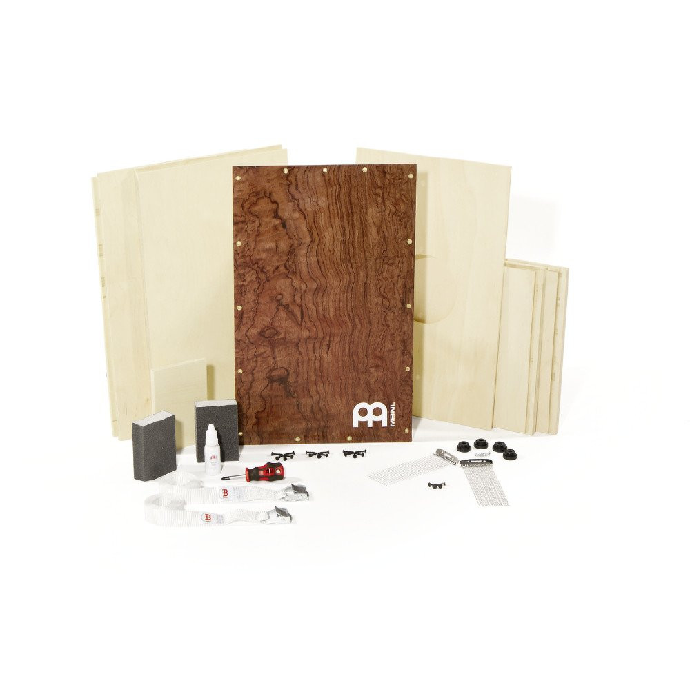 Meinl Percussion DMYO-CAJ-BU Deluxe Make Your Own Cajon - Burl