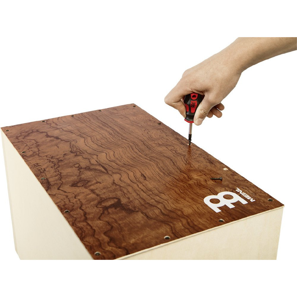 Meinl Percussion DMYO-CAJ-BU Deluxe Make Your Own Cajon - Burl