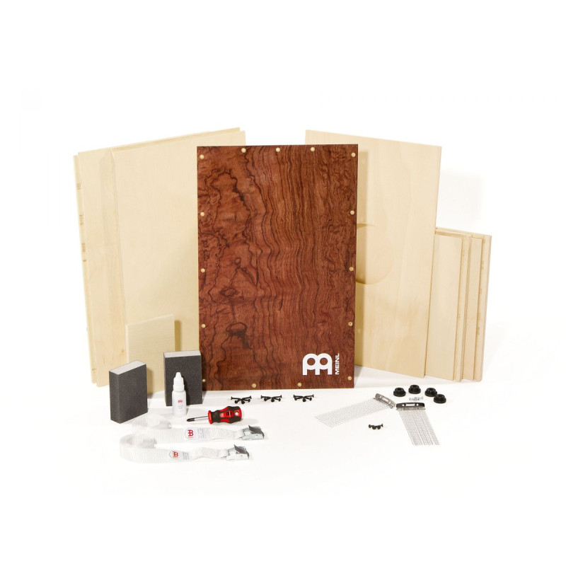 Meinl Percussion DMYO-CAJ-BU Deluxe Make Your Own Cajon - Burl