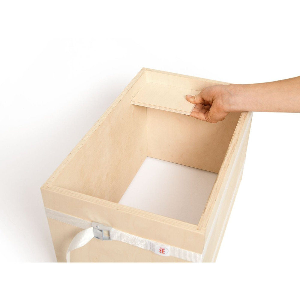 Meinl Percussion DMYO-CAJ-BU Deluxe Make Your Own Cajon - Burl