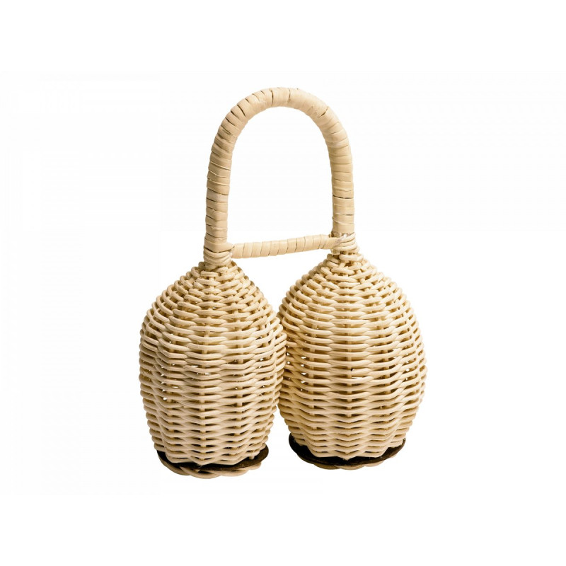 Meinl Percussion DO1 Double Shaker - Coconut Bottom