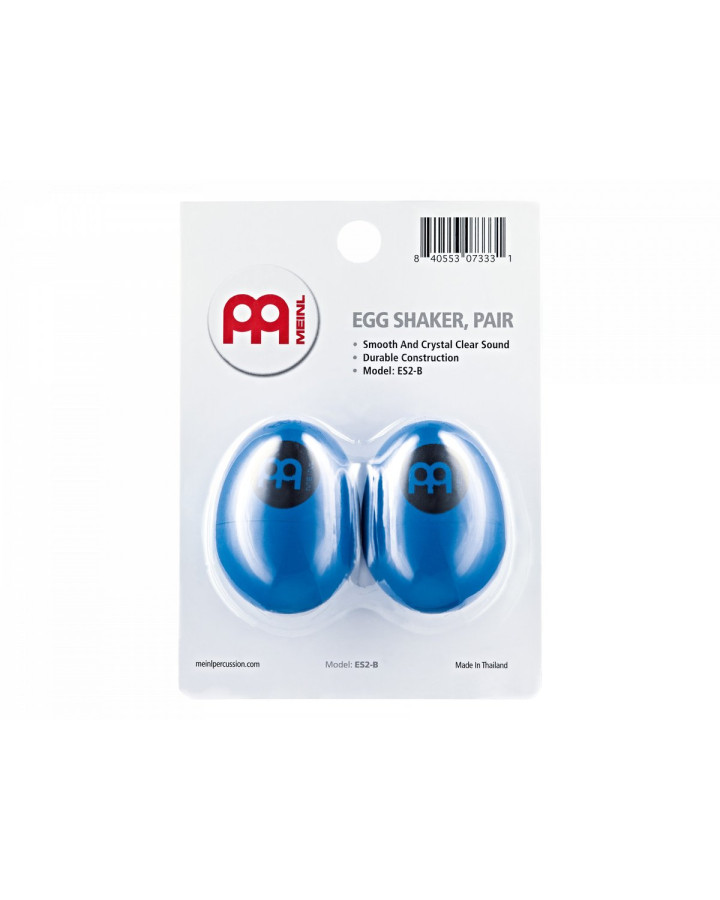 Meinl Percussion ES2-B Egg Shaker Pair - Blue