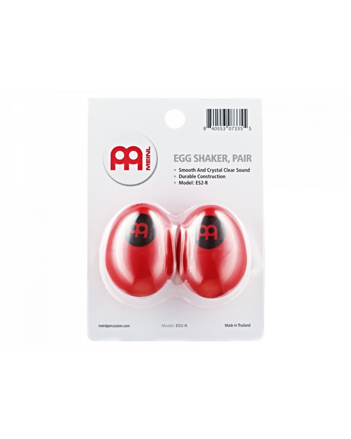 Meinl Percussion ES2-R Egg Shaker Pair - Red